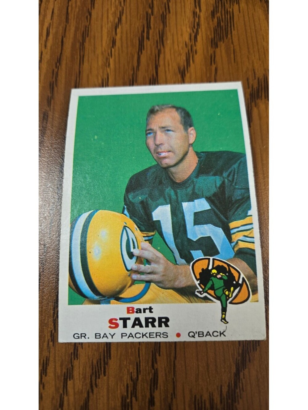Bart Starr 1966 Green Bay Packers Football Card #215